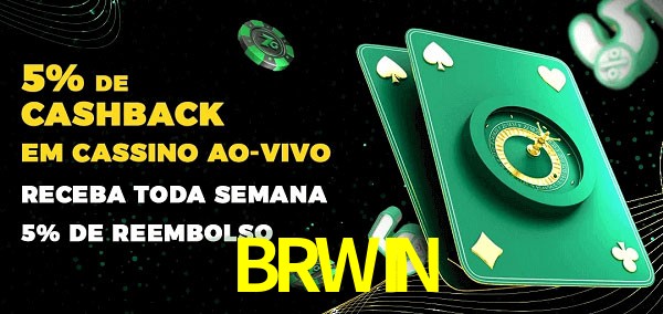 Promoções do cassino ao Vivo BRWIN